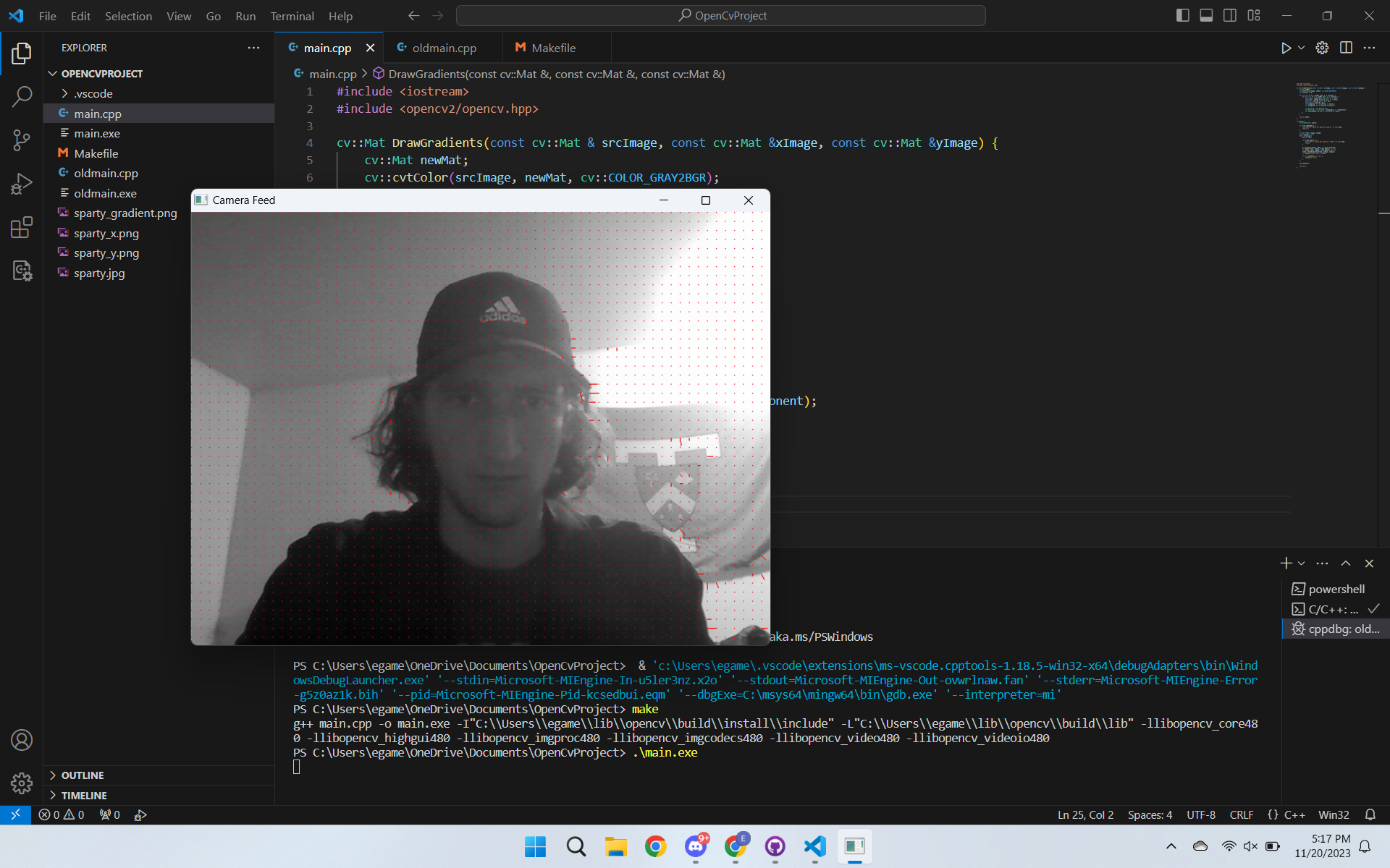 Live Gradient video